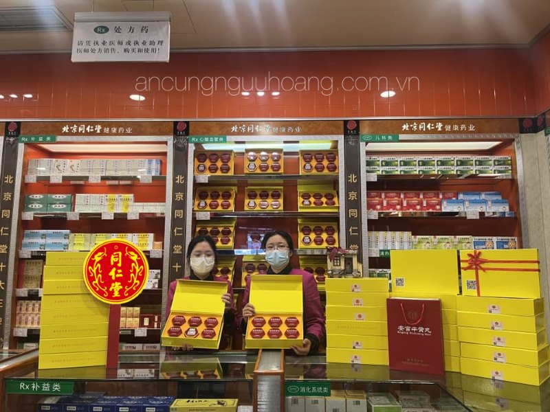 Địa chỉ bán an cung ngưu hoàng Đồng Nhân Đường chính hãng uy tín ở Hà Nội