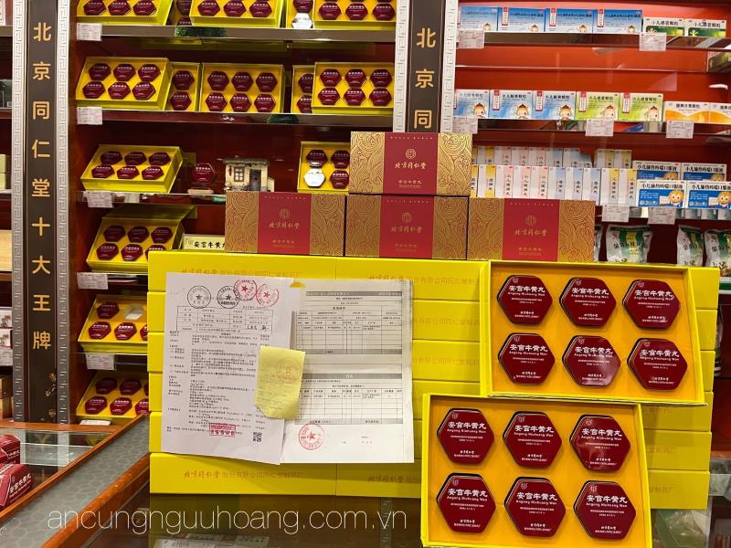 Địa chỉ bán an cung ngưu hoàng uy tín tại hà nội